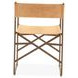 Lund Brown Upholstered Director Dining Chair