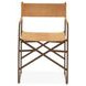 Lund Brown Upholstered Director Dining Chair
