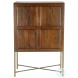 Manhattan Honey Brown Bar Cabinet