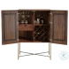 Manhattan Honey Brown Bar Cabinet