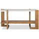 Goldmere Honey Wheat Rectangular Granite Top Sofa Table