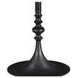 Bordeaux Black and Gray 36" Round Marble Top Bistro Table