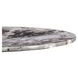 Bordeaux Black and Gray 36" Round Marble Top Bistro Table