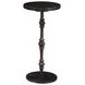 Rochester Green and Natural Round Marble Top Side Table
