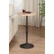 Rochester Retro Impulse and Natural Round Marble Top Side Table