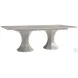 Cornelia Nebbia And Brushed Stainless Steel Extendable Rectangular Dining Table