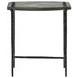 Calloway Black Rectangular Glass Top Side Table