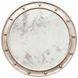 Federal Silver Leaf Round Wall Mirror