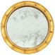 Federal Gold Leaf Round Wall Mirror