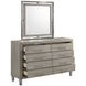 Lennox Gray Square Dresser Mirror