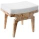 Fergie Brown and White Stool
