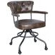 Brisbane Antique Whiskey Leather Office Chair