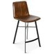 Brisbane Chestnut Leather Murphy Counter Height Stool