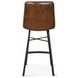 Brisbane Chestnut Leather Murphy Counter Height Stool