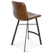 Brisbane Chestnut Leather Murphy Counter Height Stool