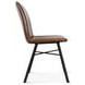Brisbane Chestnut Leather Murphy Dining Chair