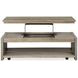 Conrad Stone Harbor Gray Rectangular Lift Top Occassional Table Set