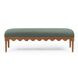 Oodle Green Performance Fabric Upholstered Accent Bench