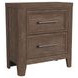 Carlson Harvest Brown 2 Drawer Nightstand