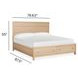 Merrifield Sandstone Beige King Storage Panel Bed