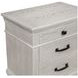 Silver Sands Gray 3 Drawer Nightstand