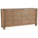 Alpine Distressed Oak Platform Bedroom Set