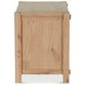 Alpine Distressed Oak 2 Drawer Nightstand