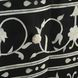 Ozark Black Floral Horn Inlay 2 Drawer Chest