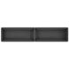 Glaze Onyx Rectangular Glass Top Console Table