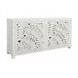 Isla Distressed White 4 Door Sideboard