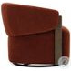Fendrick Island Rust Swivel Accent Chair