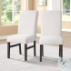 High Line White Upholstered Dining Chair Set Of 2
