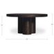 Logan Black Outdoor Round Coffee Table