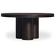 Logan Black Outdoor Round Coffee Table