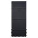 Figaro Black Rectangular Floor Mirror