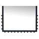 Figaro Black Rectangular Floor Mirror