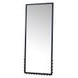 Figaro Black Rectangular Floor Mirror