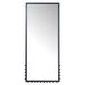 Figaro Black Rectangular Floor Mirror