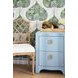 Helena Light Blue Rectangular 2 Drawer Side Table