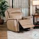 Fischer Saddle Leather Glider Power Recliner with Power Headrest and USB Charging