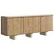 Verge Brown and White 4 Door Credenza