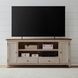 FIRE-652-TV80FTS Antique White and Chestnut 80" TV Stand