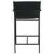 Sutton Black Leather Upholstered Counter Height Chair