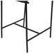 Sutton Black Leather Upholstered Counter Height Chair