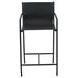 Sutton Black Leather Upholstered Counter Height Chair