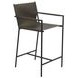 Sutton Olive Green Leather Upholstered Counter Height Chair