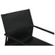 Sutton Black Leather Upholstered Arm Chair