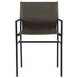 Sutton Olive Green Leather Upholstered Arm Chair