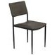 Sutton Olive Green Leather Upholstered Dining Chair Set of 2