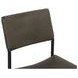 Sutton Olive Green Leather Upholstered Dining Chair Set of 2